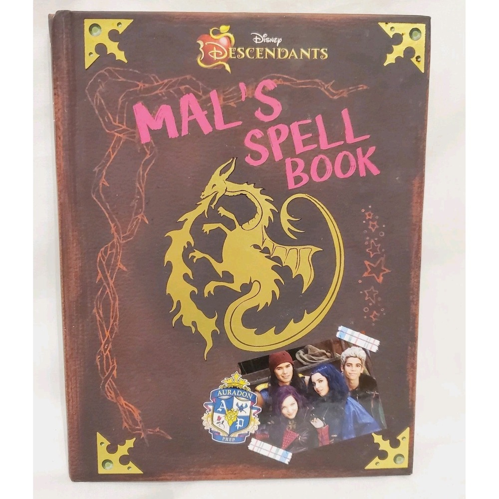 Disney Descendants Mal's Spell Book Hardcover 1st Edition 2015 9781484726389